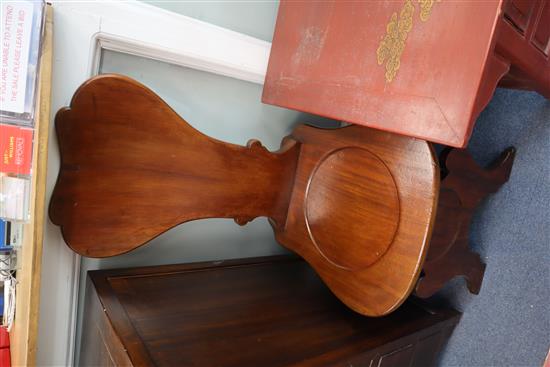 A pair of George III mahogany hall chairs